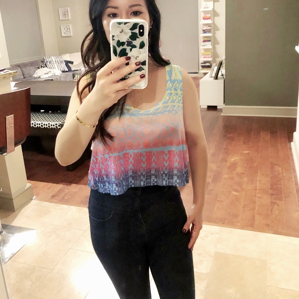 Pastel Patterned Tank Top